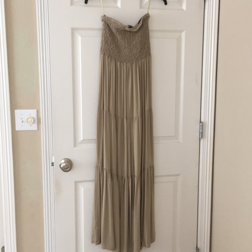 Michael Kors Strapless Maxi Dress
